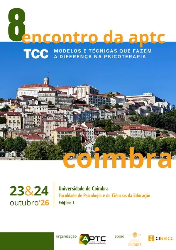 Cartaz do VIII Encontro da APTC – Coimbra, 23 e 24 de outubro de 2026